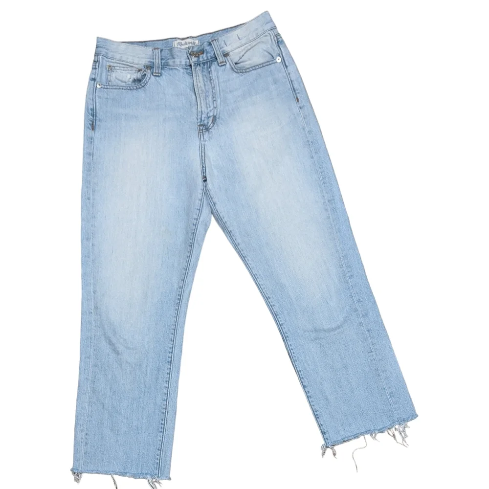 Madewell The perfect summer C2819 Light wash high rise mom cotton jean size 27